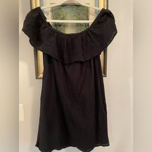 Aerie black ruffle dress.  Size medium.